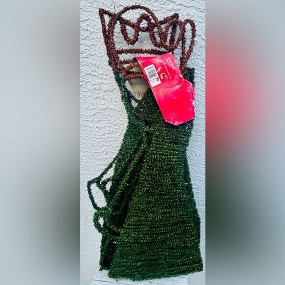 VINTAGE K-MART “TRIM A TREE” COLLECTION “THREE KINGS” MEDAL/TURF 36”~NOS~RARE - Picture 3 of 16